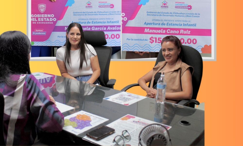 El Instituto Chihuahuense de Desarrollo Integral Infantil (Ichdii) invierte 2.7 millones de pesos en nuevas estancias infantiles, ampliando el cuidado infantil en todo el estado.