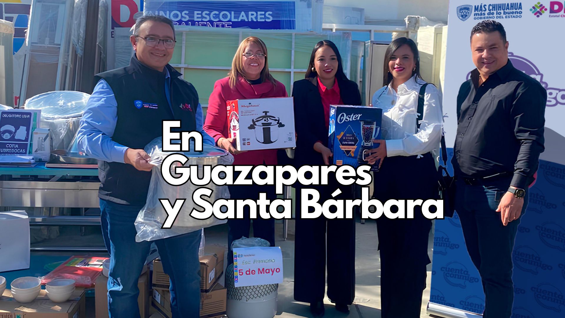La dependencia entregó equipamiento para cocinas escolares en un total de nueve planteles