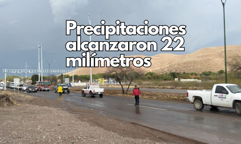 Cierran carretera Chihuahua-Aldama por deslave tras intensas lluvias