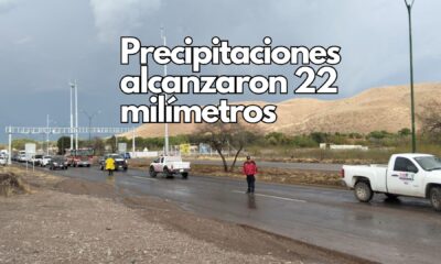Cierran carretera Chihuahua-Aldama por deslave tras intensas lluvias