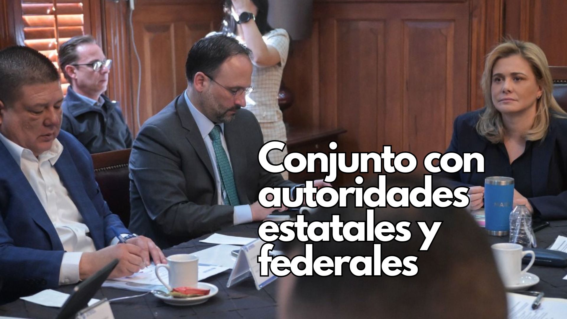 unto a la Mesa Estatal de Construcción de Paz, revisó los avances del programa Senderos Seguros: Camina Libre, Camina Segura