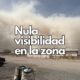 Cierran circulación en la carretera Panamericana por tormenta de arena en Ahumada