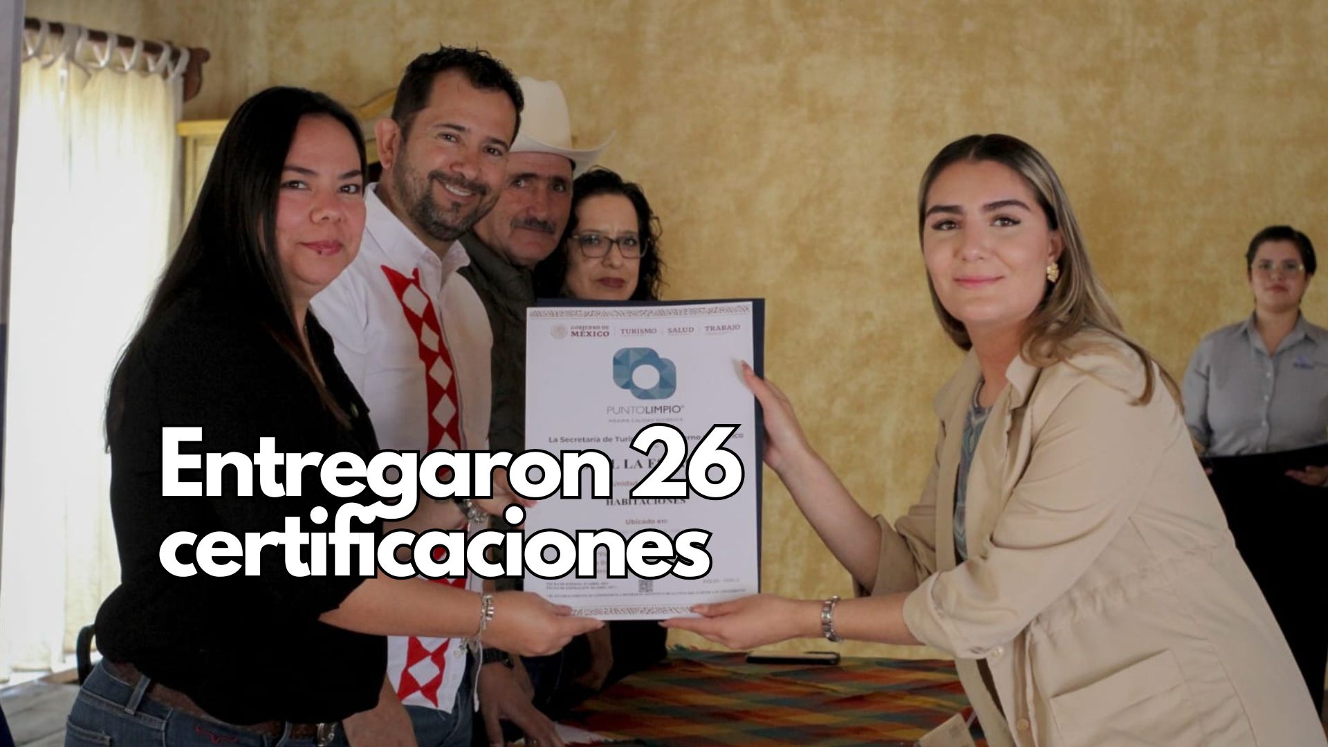 Se entregaron 26 certificaciones nacionales a prestadores de servicios turísticos por implementar altos estándares en servicio, higiene y gestión empresarial.