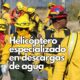 Maru Campos refuerza combate a incendios con helicóptero