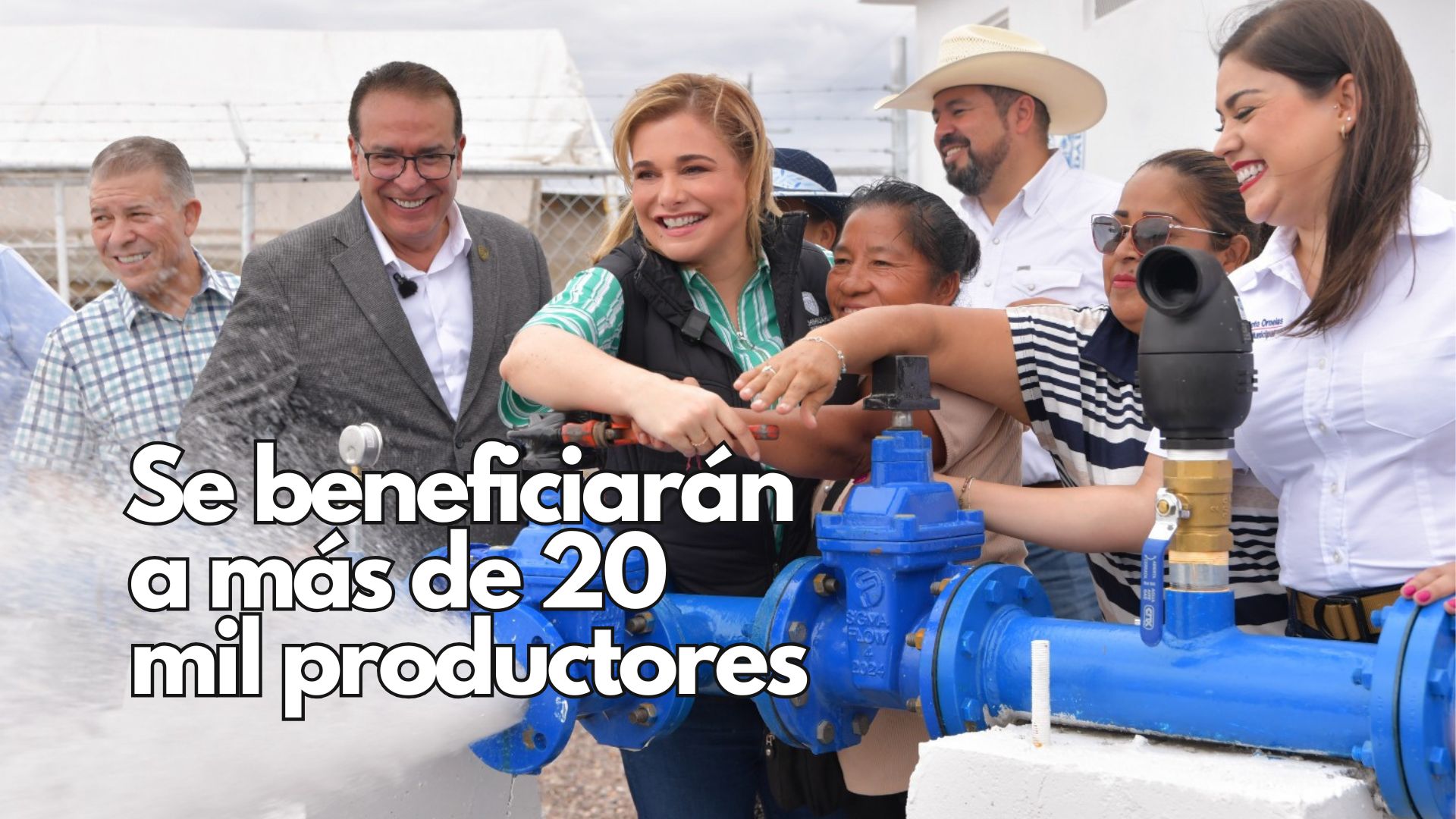 Maru Campos anuncia inversión histórica de 200 mdp para infraestructura hidráulica en Chihuahua