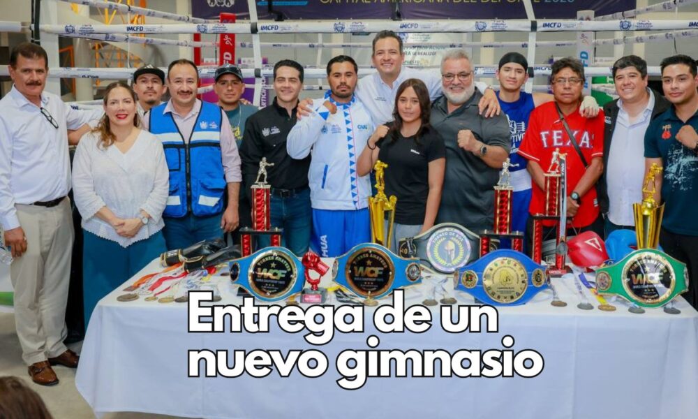 – Gracias al Presupuesto Participativo, ahora entrenarán en un espacio digno y totalmente equipado