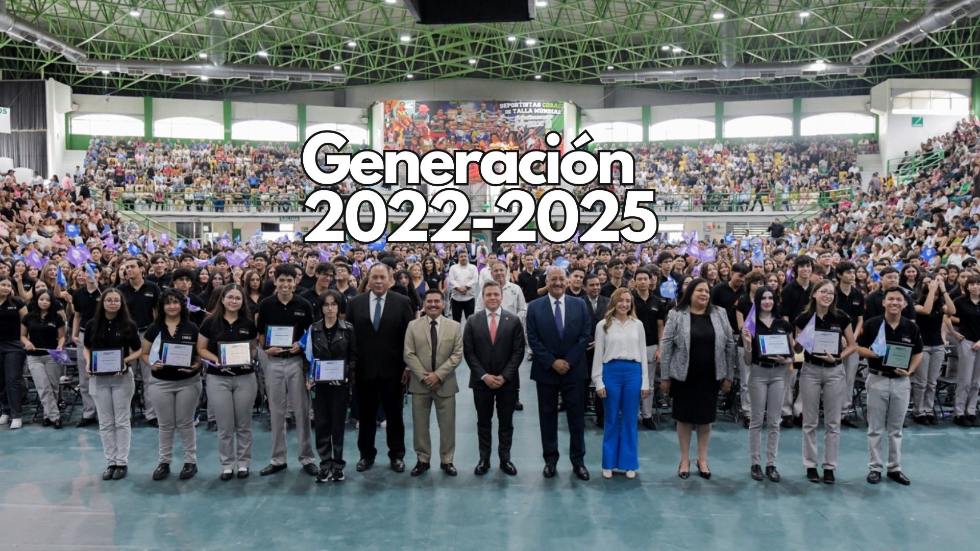 Egresan 11 mil 620 estudiantes de la generación 2022-2025 del Cobach