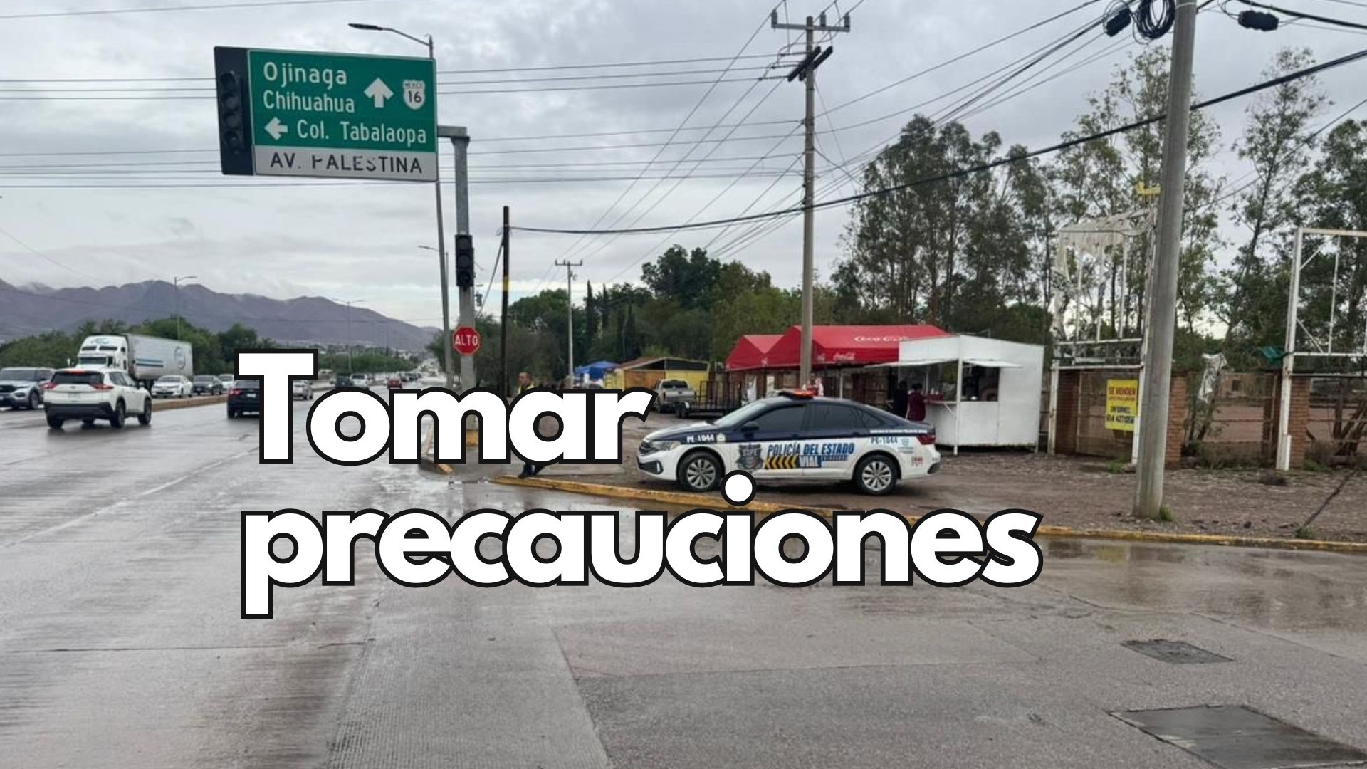 Exhorta Movilidad a mantener la precaución ante presencia de lluvias en Chihuahua