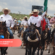 Más de 8 mil 500 cabalgantes recorren las calles de Hidalgo del Parral durante el cierre de la XXXI Cabalgata Villista, una de las tradiciones culturales y turísticas más importantes de Chihuahua.