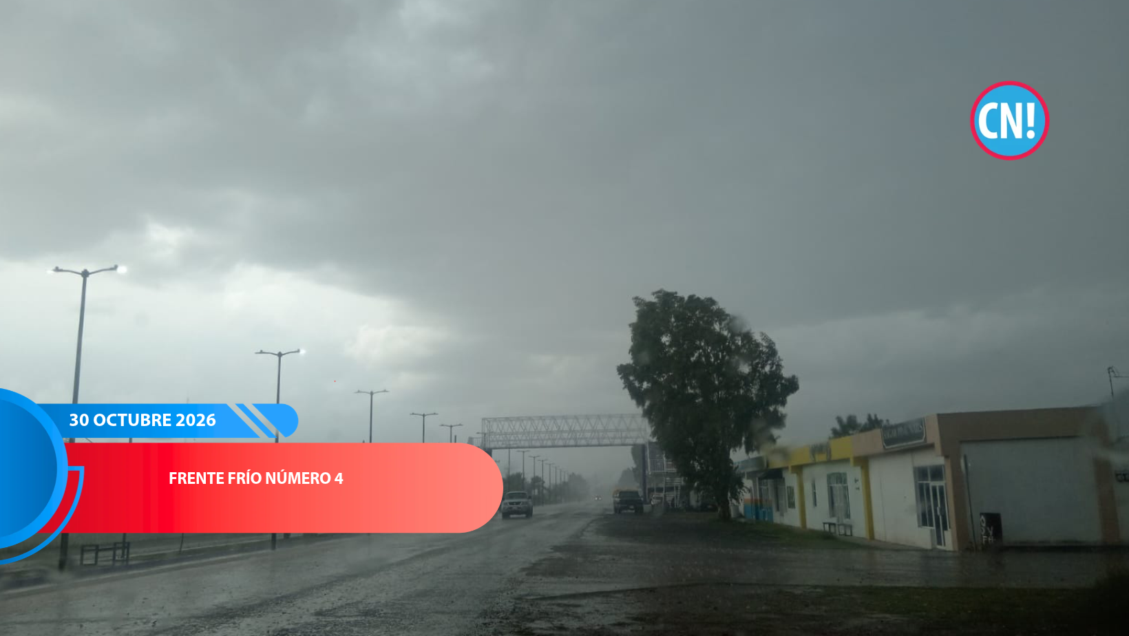 Pronóstico de lluvias en municipios de Chihuahua y llegada del frente frío número 4 este sábado 31 de octubre.